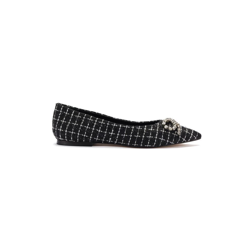 Larroude Women's Lee Ballet Flats Black/White 8.5 M RTL: $295.00